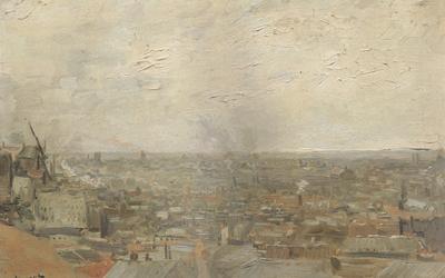 Vincent Van Gogh View of Paris from Montmartre (nn04) Germany oil painting art